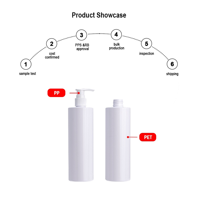 500ml Shampoo Bottle With Pump