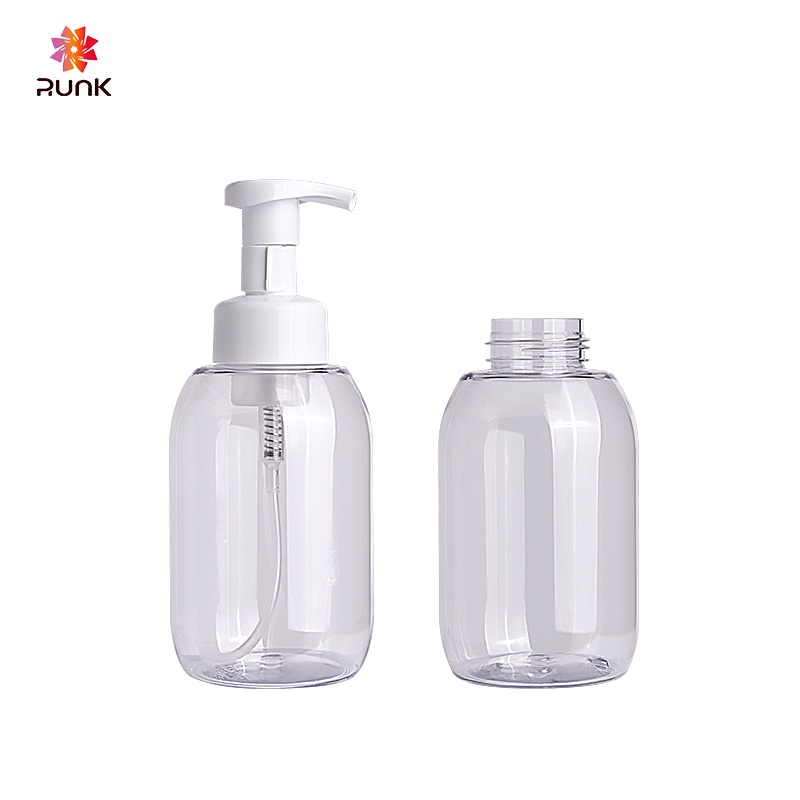 Empty PET Mousse Pump Bottles 500ml