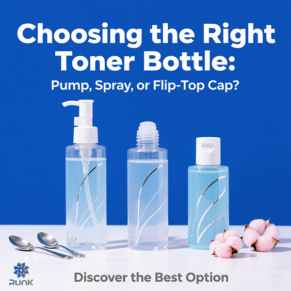Choosing the Right Toner Bottle: Pump, Spray, or Flip-Top Cap?