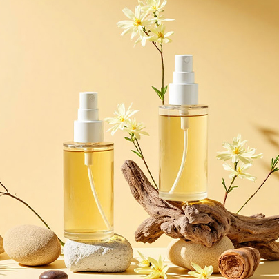 Frascos y botellas de cosméticos recargables y ecológicos